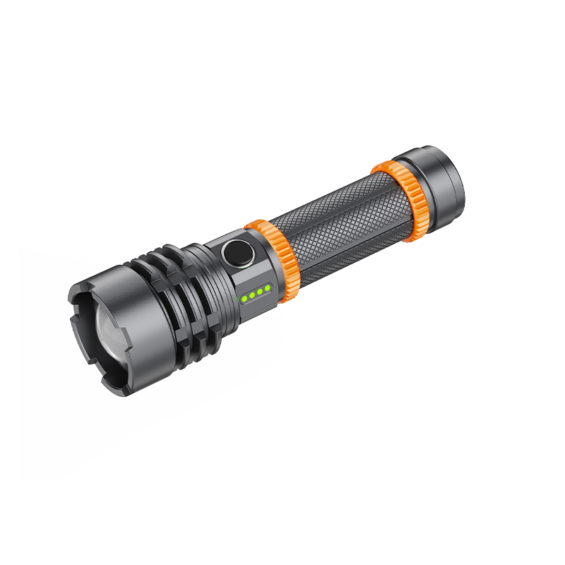 F02 18650 Compact Straight Flashlight 1800LM