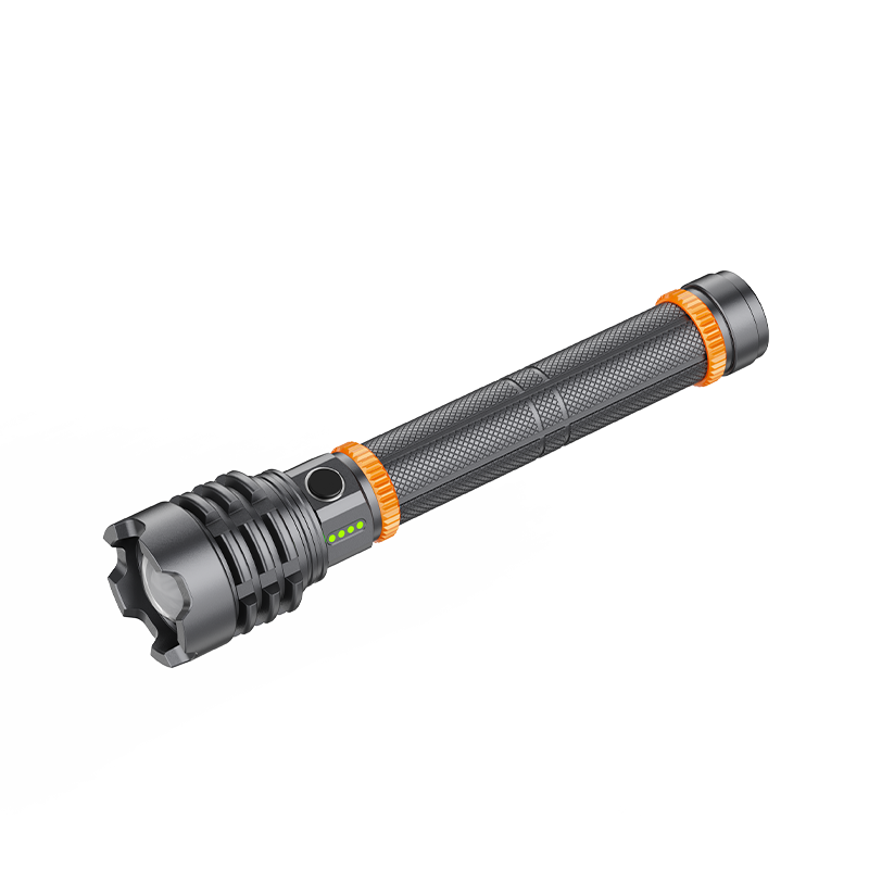 F03 Dual 18650 Straight Flashlight 3200LM