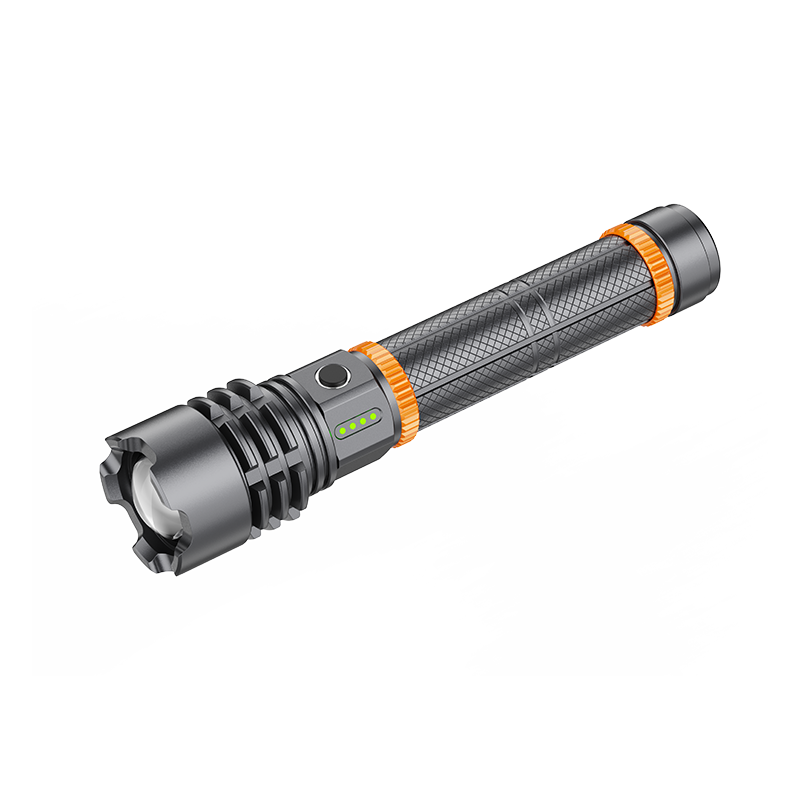 F05 Dual 26650 Straight Flashlight 7500LM