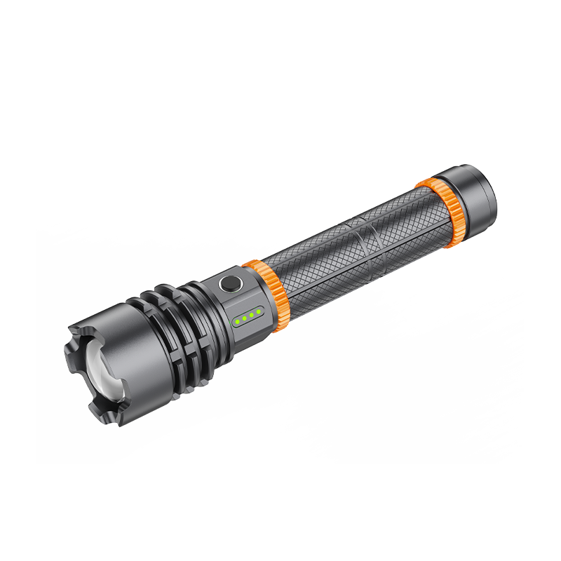 F06 Dual 26650 Straight Flashlight 12000LM