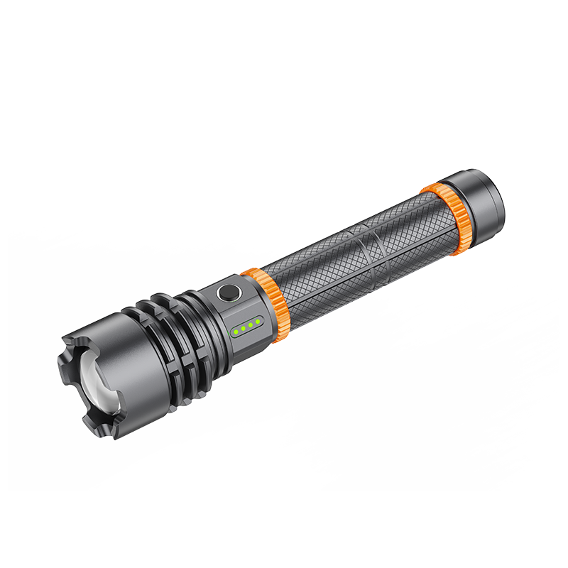 F07 Dual 26650 Straight Flashlight 15000LM